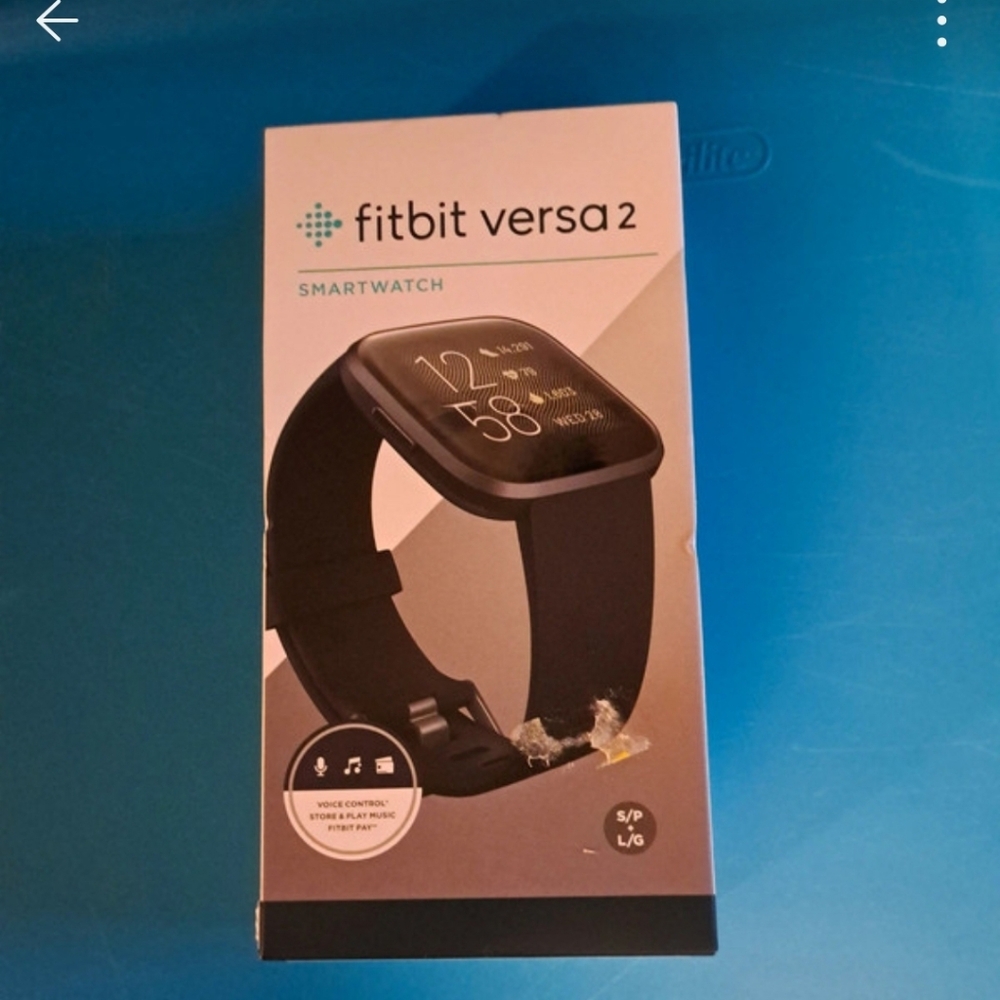 fitbit Versa 2 Smartwatch - Black